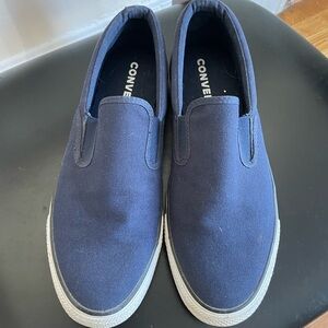 Converse Navy Slip-On Shoes